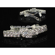 2015 Silber Rhinestone Hairgrip Haar Zubehör Glitter Kristall Barrette